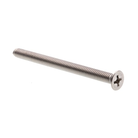Prime-Line Machine Screw, Metric, Flat Head, Phillip Drive M4-0.7 X 50MM A2-70 Stainless Steel 10PK 9121236